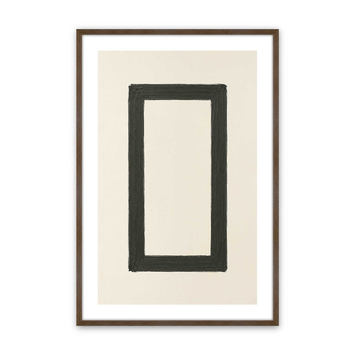 [Color:Walnut], Picture of art in a Walnut frame
