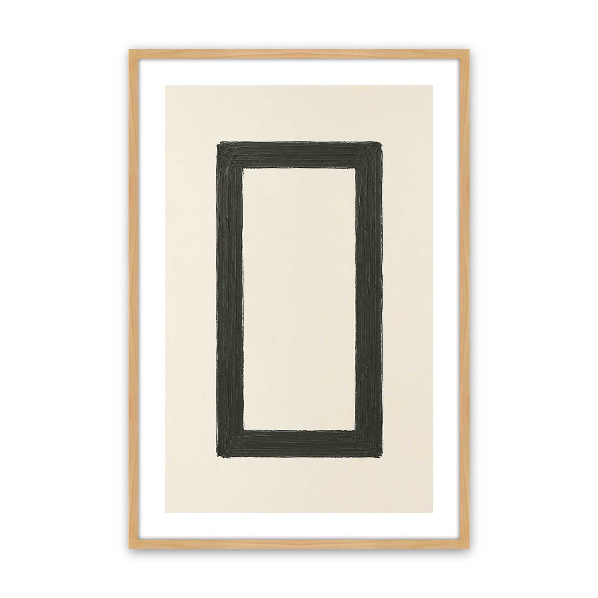 [Color:American Maple], Picture of art in an American Maple frame