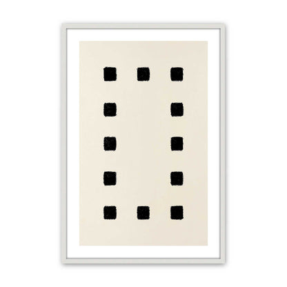 [Color:Opaque White], Picture of art in an Opaque White frame