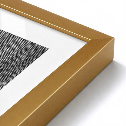 [Color:Polished Gold], Picture of art in a Polished Gold frame of the corner