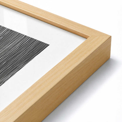[Color:American Maple], Picture of art in a American Maple frame of the corner