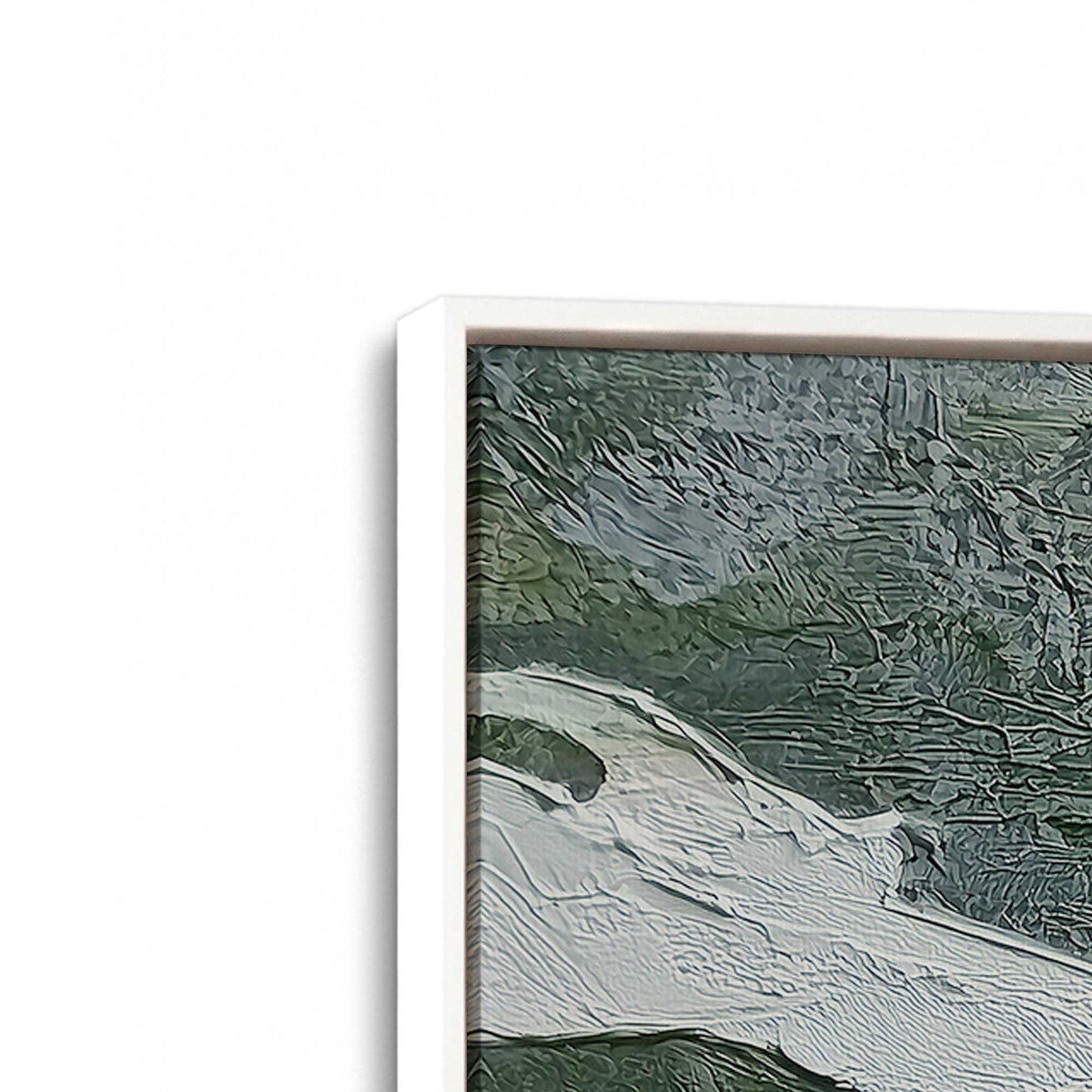 [Color:Opaque White], Picture of the corner of the art