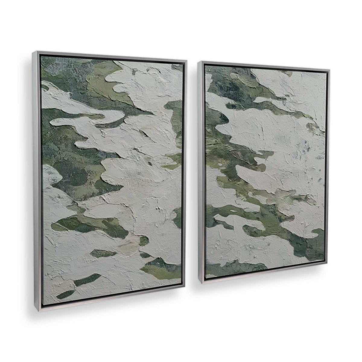 [Color:Polished Chrome], Picture of art in a Polished Chrome frame at an angle