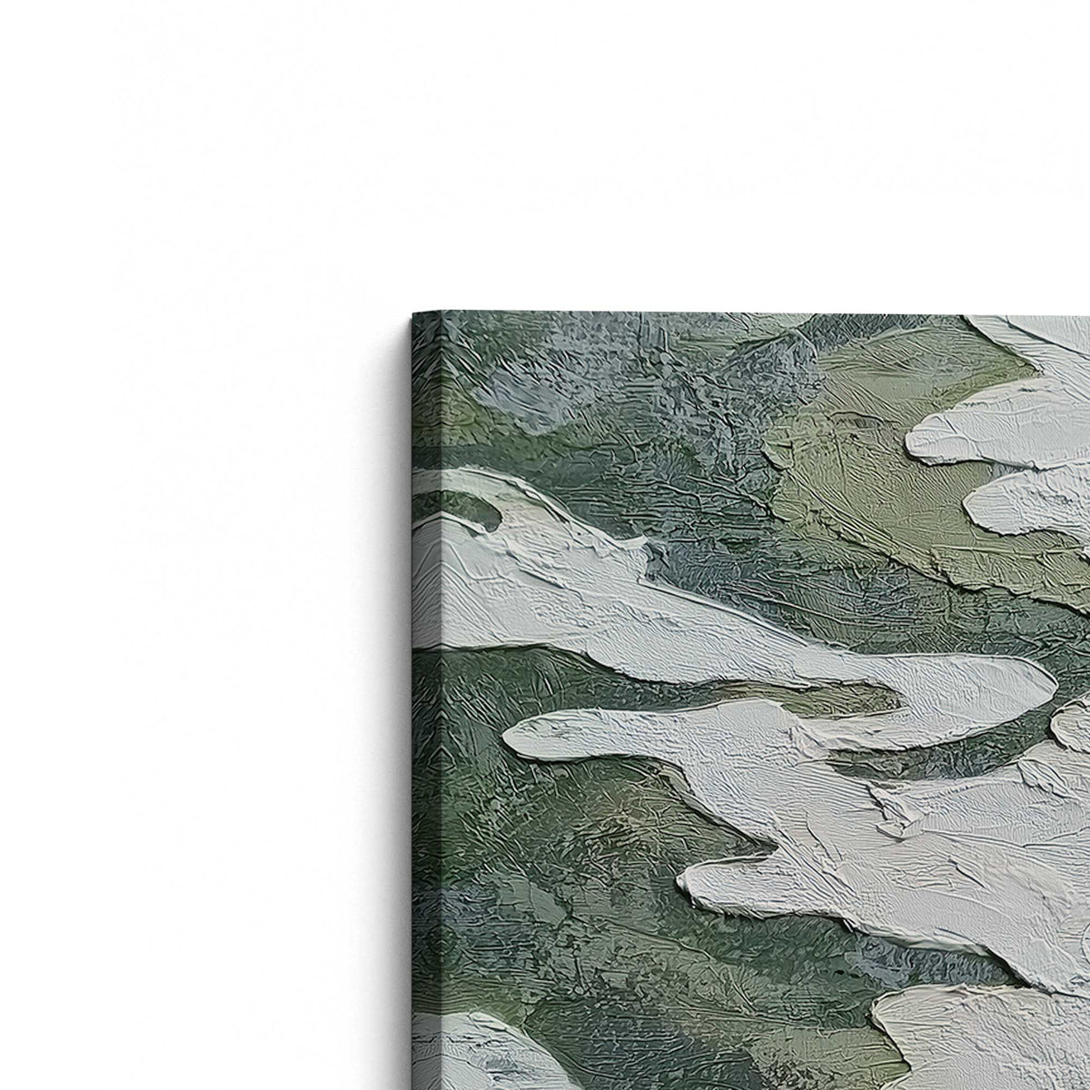 [Color:Stretched Canvas], Picture of the corner of the art