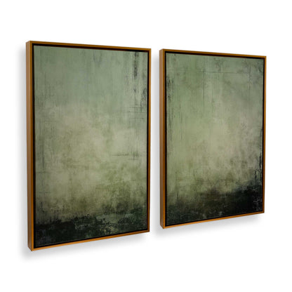 [Color:Polished Gold], Picture of art in a Polished Gold frame at an angle