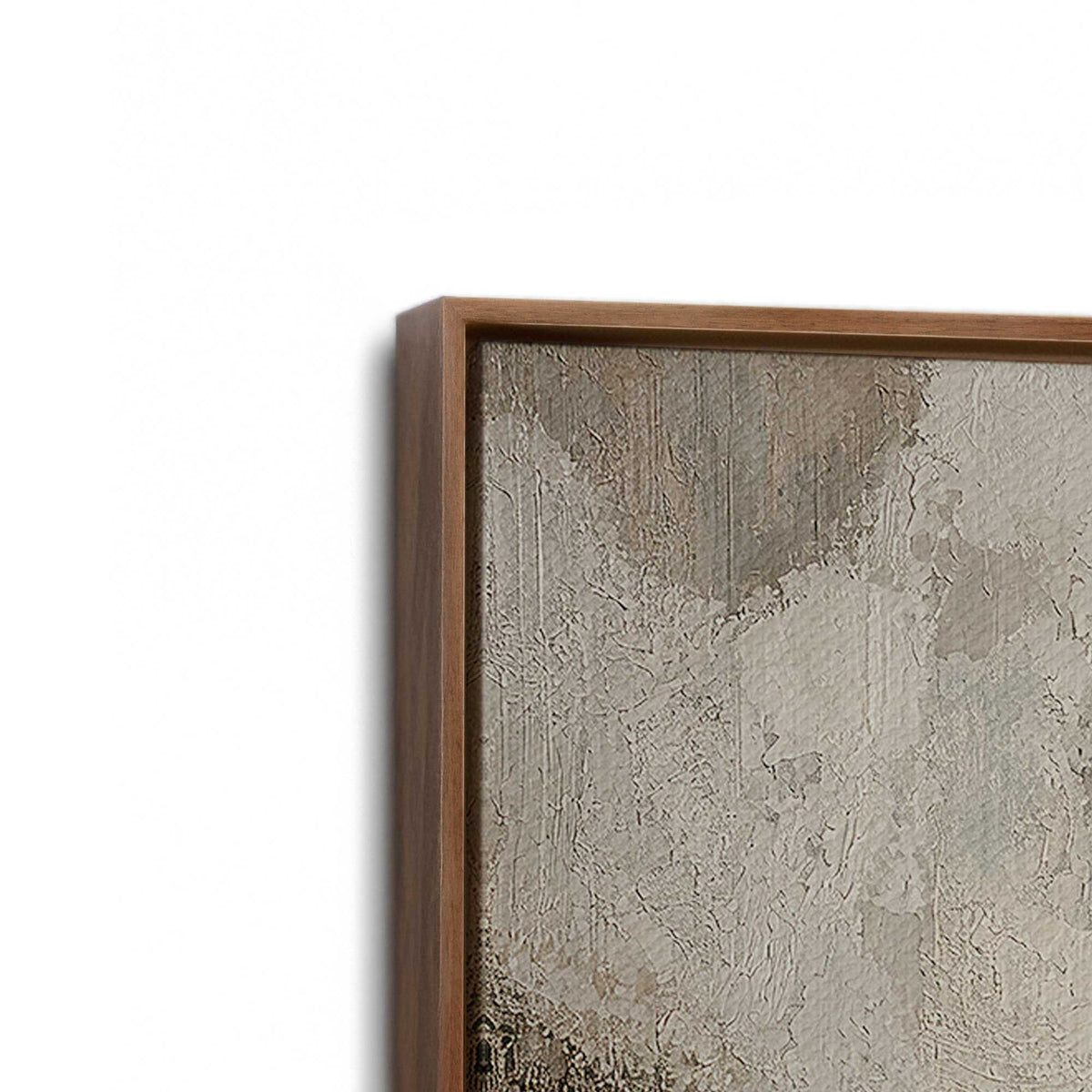 [Color:Walnut], Picture of the corner of the art