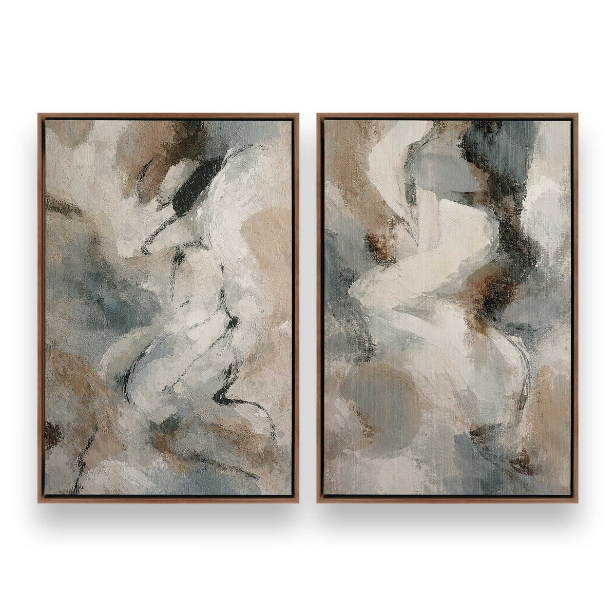 [Color:Walnut], Picture of art in a Walnut frame
