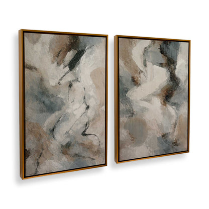 [Color:Polished Gold], Picture of art in a Polished Gold frame at an angle