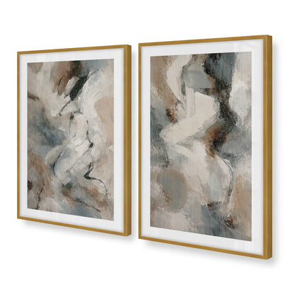 [Color:Polished Gold], Picture of art in a Polished Gold frame at an angle