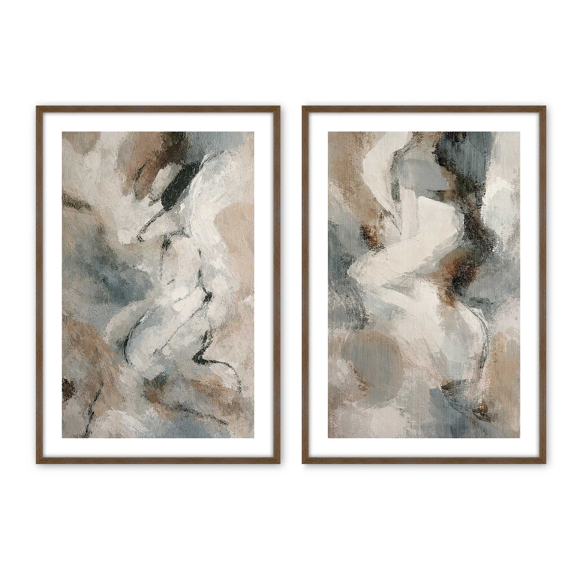 [Color:Walnut], Picture of art in a Walnut frame