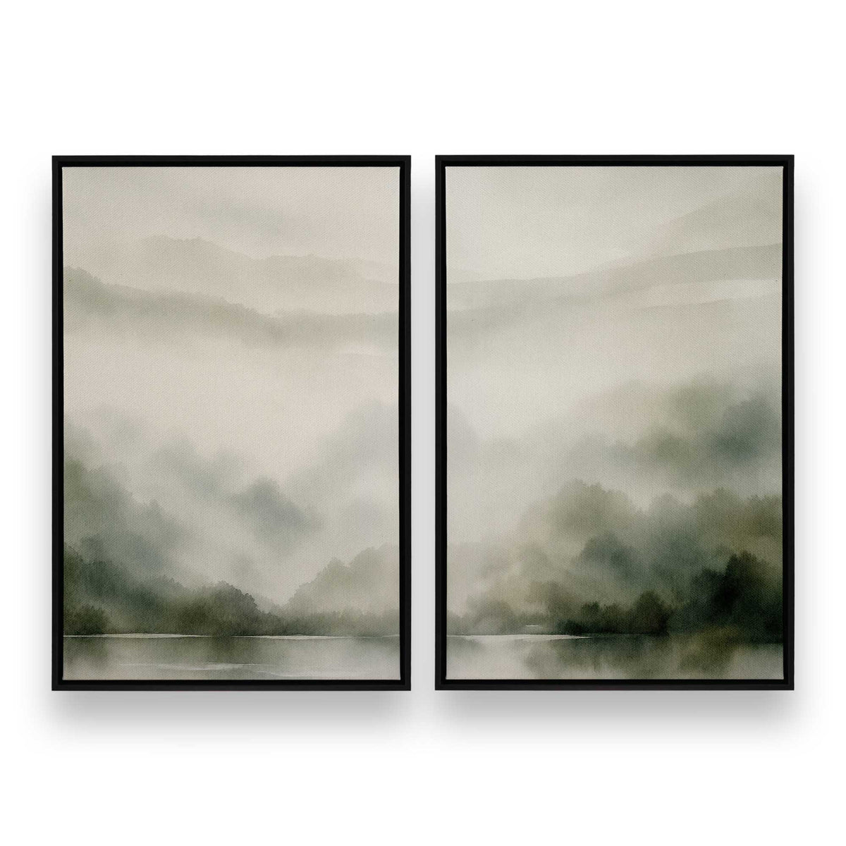 [Color:Satin Black], Picture of art in a Satin Black frame