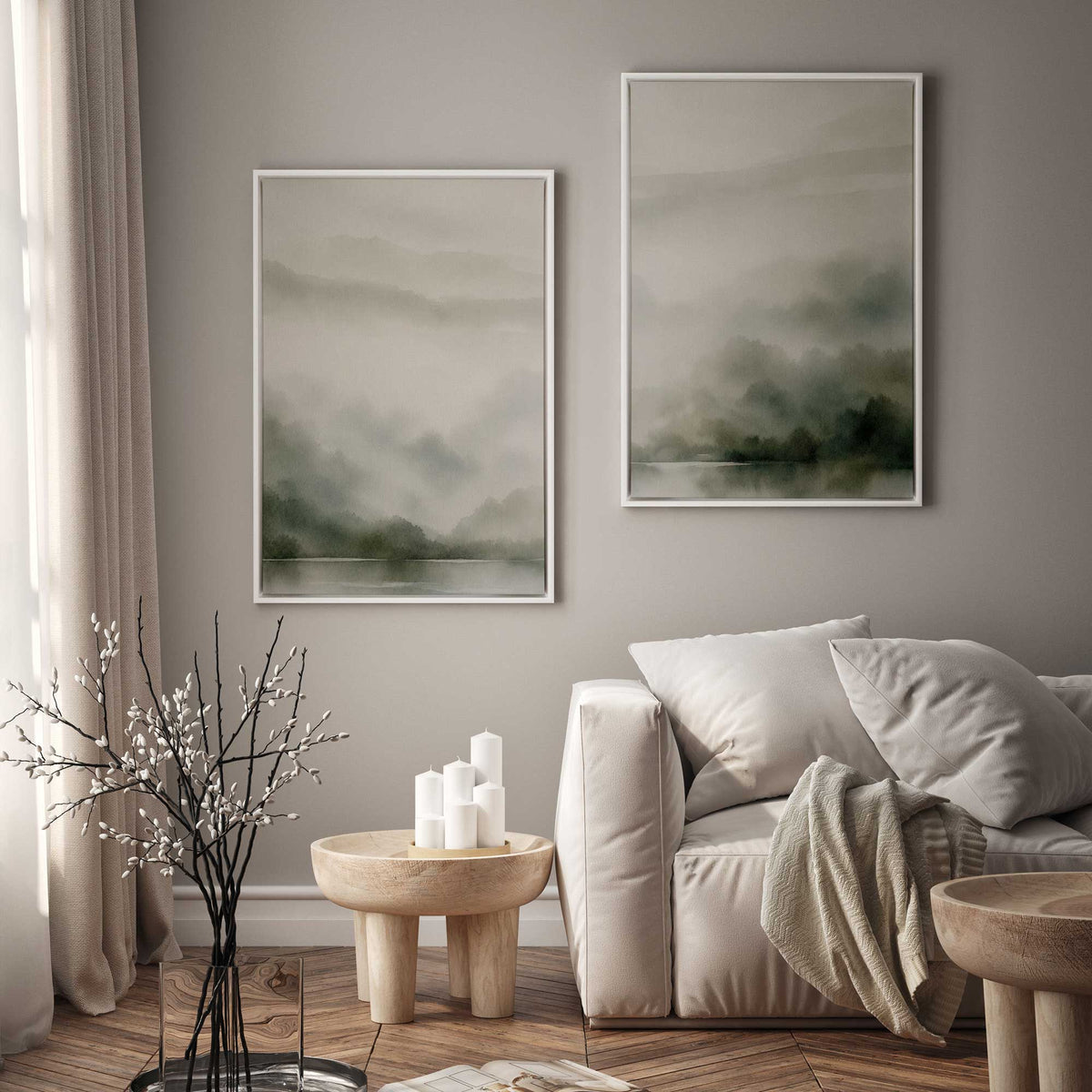 [Color:Walnut], Picture of art in a Walnut frame
