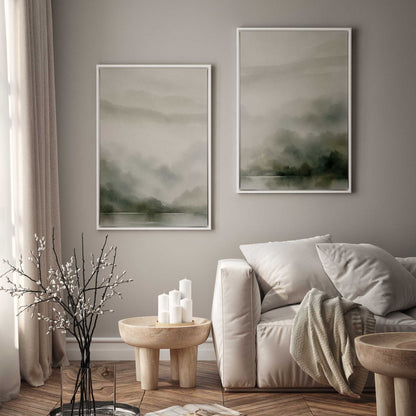[Color:Satin Black], Picture of art in a Satin Black frame