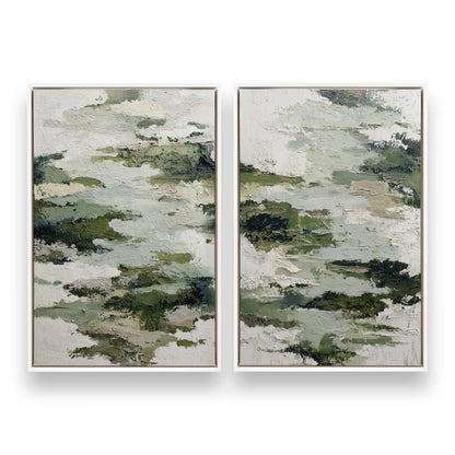 [Color:Opaque White], Picture of art in a White frame