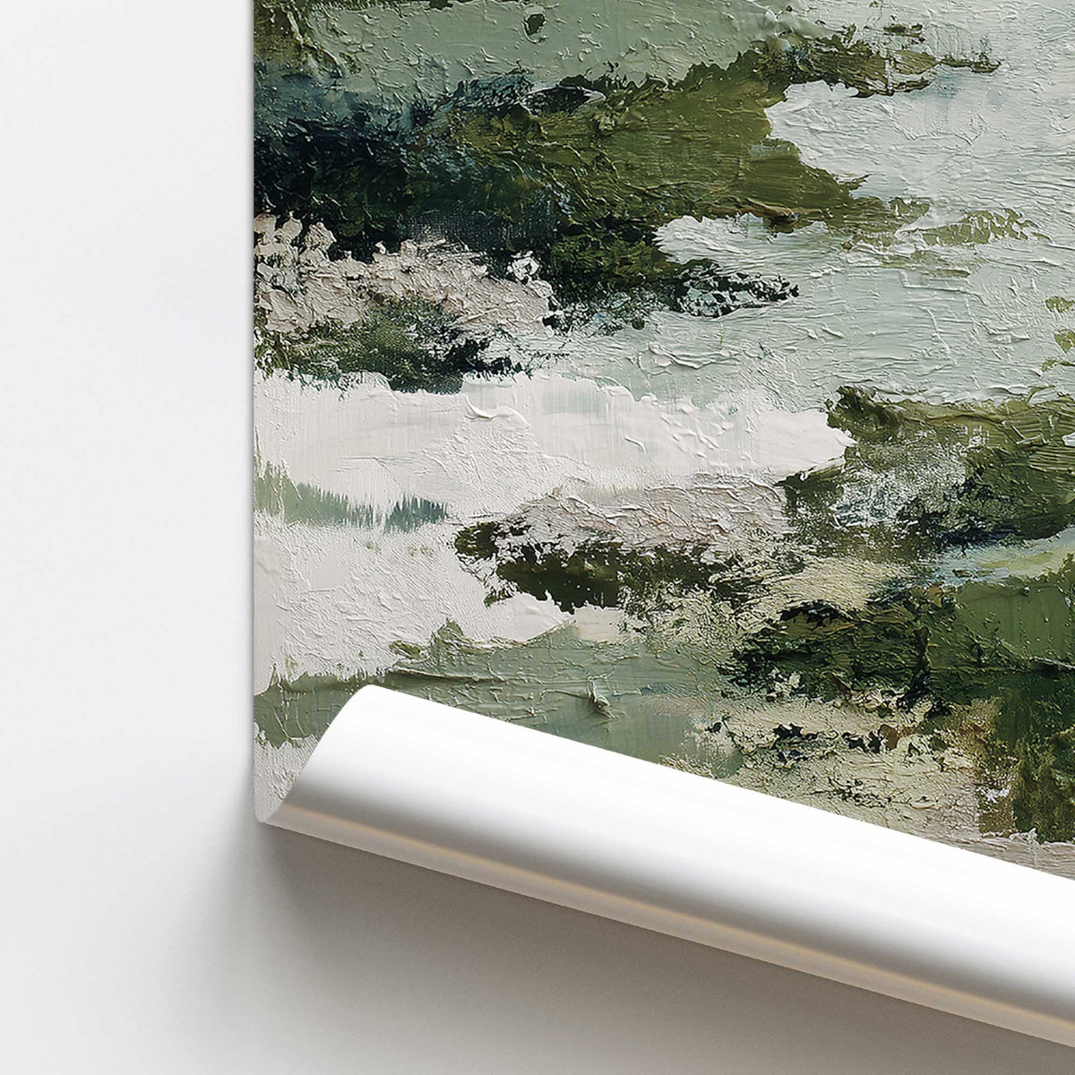 [color:Rolled Print], Picture of close up of art