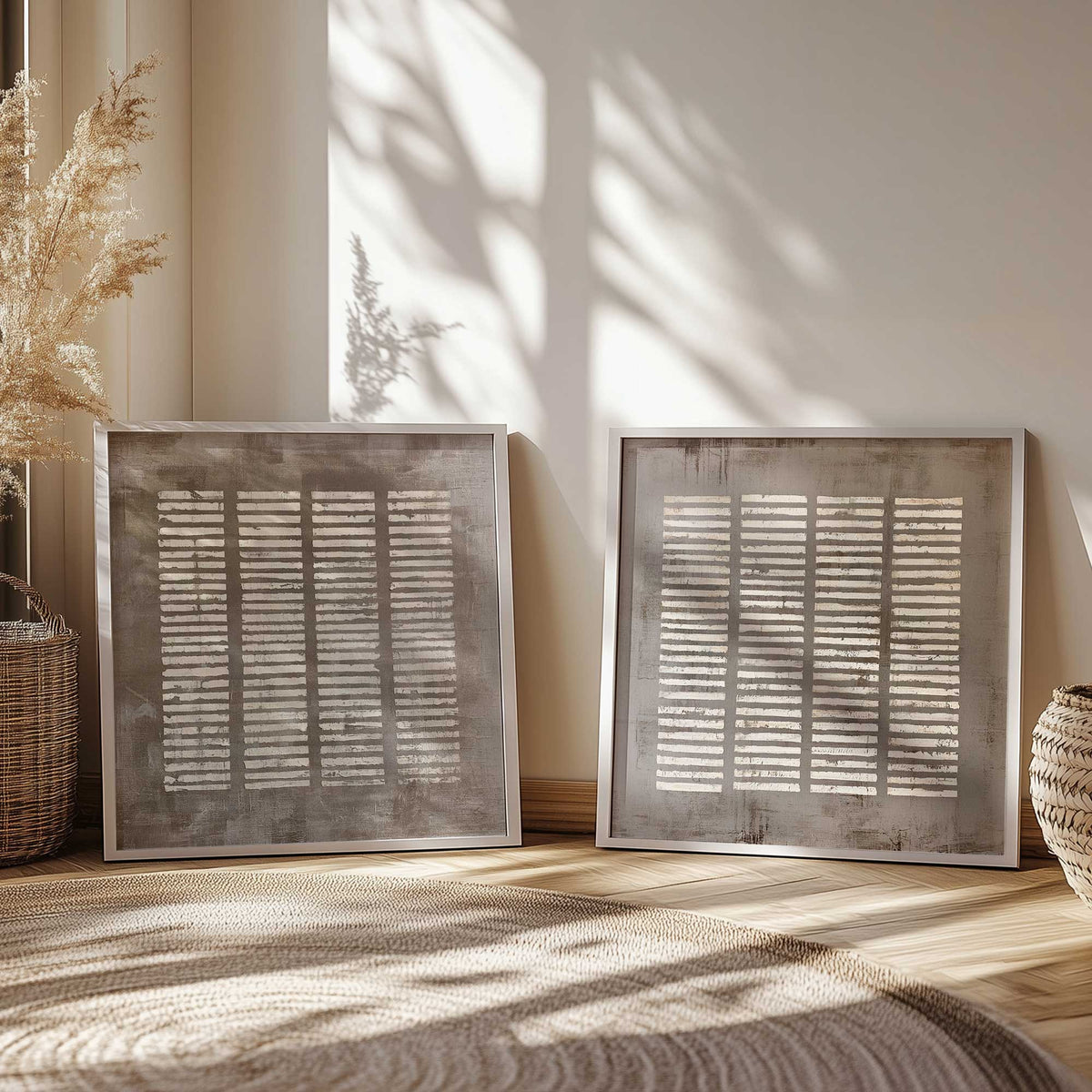 [Color:Satin Black], Picture of art in a Satin Black frame