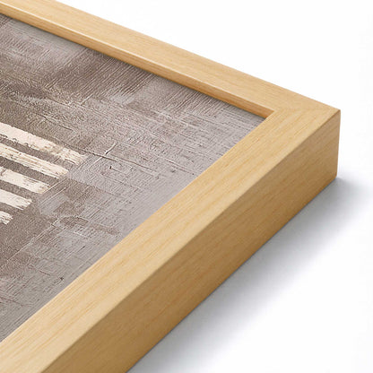 [Color:American Maple], Picture of art in an American Maple frame of the corner