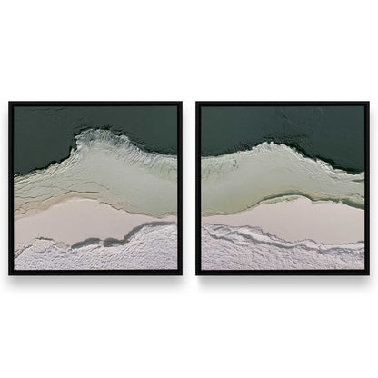 [Color:Satin Black], Picture of art in a Satin Black frame