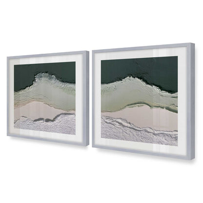 [Color:Polished Chrome], Picture of art in a Polished Chrome frame of the corner