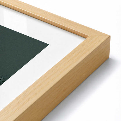 [Color:American Maple], Picture of art in an American Maple frame of the corner