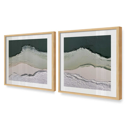 [Color:American Maple], Picture of art in an American Maple frame at an angle
