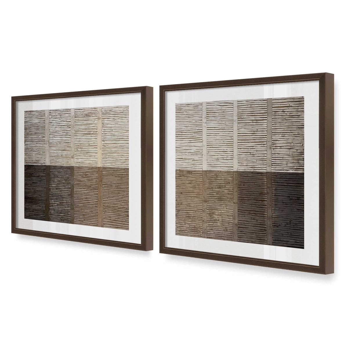 [Color:Belvinder Brown], Picture of art in a Belvinder Brown frame at an angle