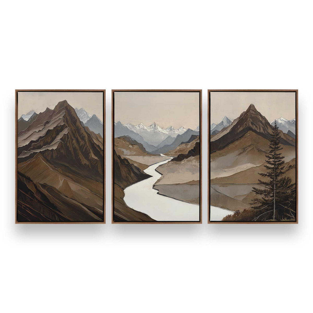 [Color:Walnut], Picture of art in a Walnut frame