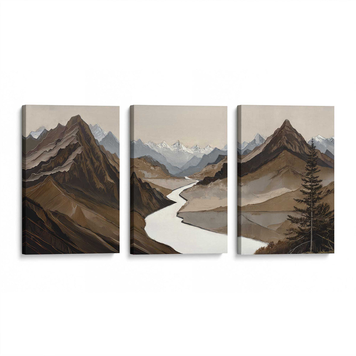 [Color:Stretched Canvas], Picture of art at an angle