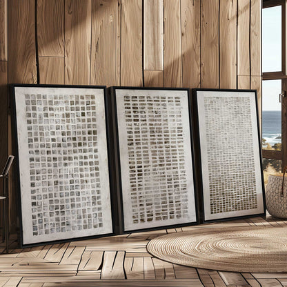 [Color:Opaque White], Picture of art in a White frame