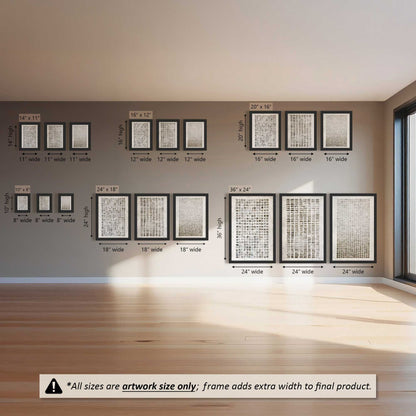 Soft Grid Set of 3 At Prints