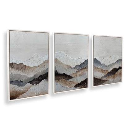[Color:Opaque White], Picture of art in a White frame at an angle