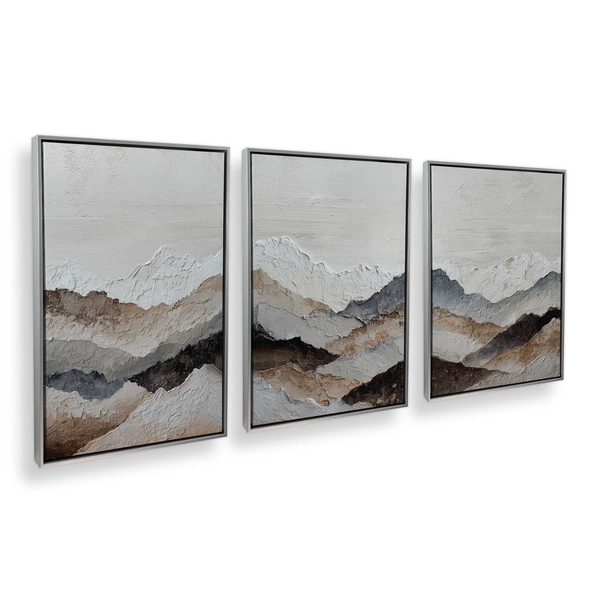 [Color:Polished Chrome], Picture of art in a Polished Chrome frame at an angle