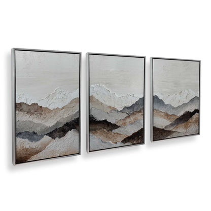 [Color:Polished Chrome], Picture of art in a Polished Chrome frame at an angle