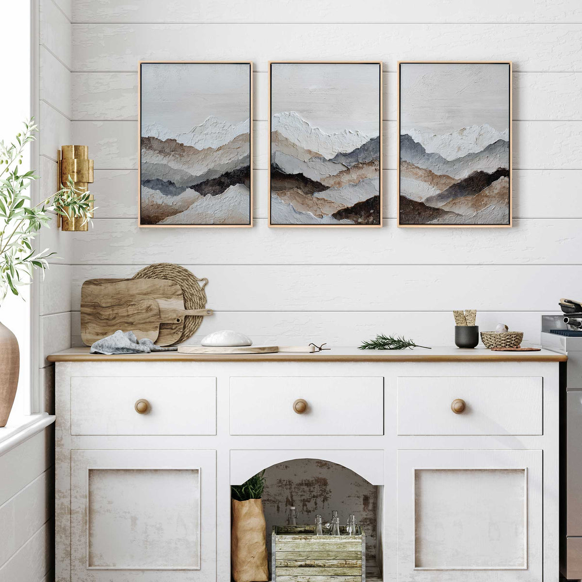 [Color:Opaque White], Picture of art in a White frame