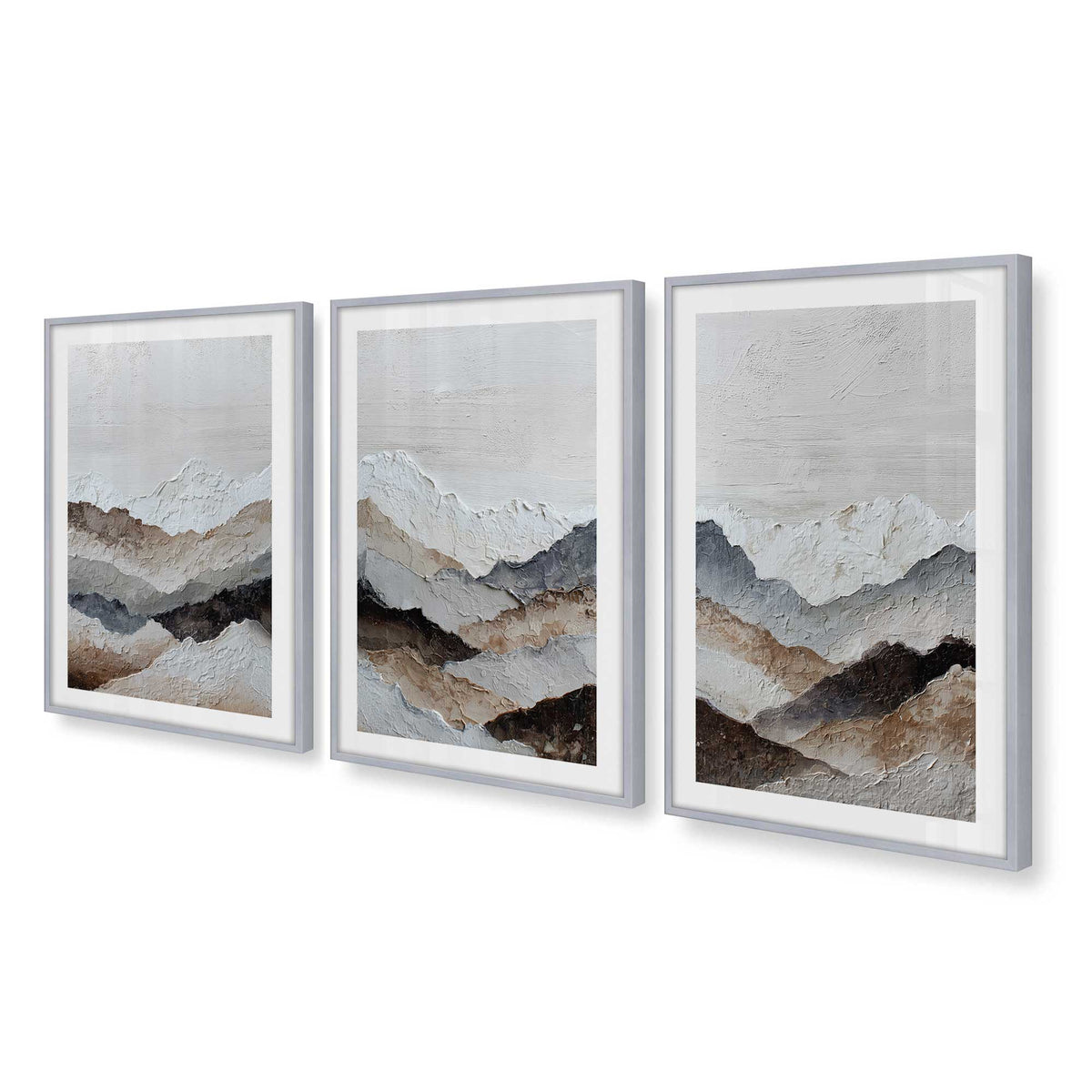 [Color:Polished Chrome], Picture of art in a Polished Chrome frame at an angle