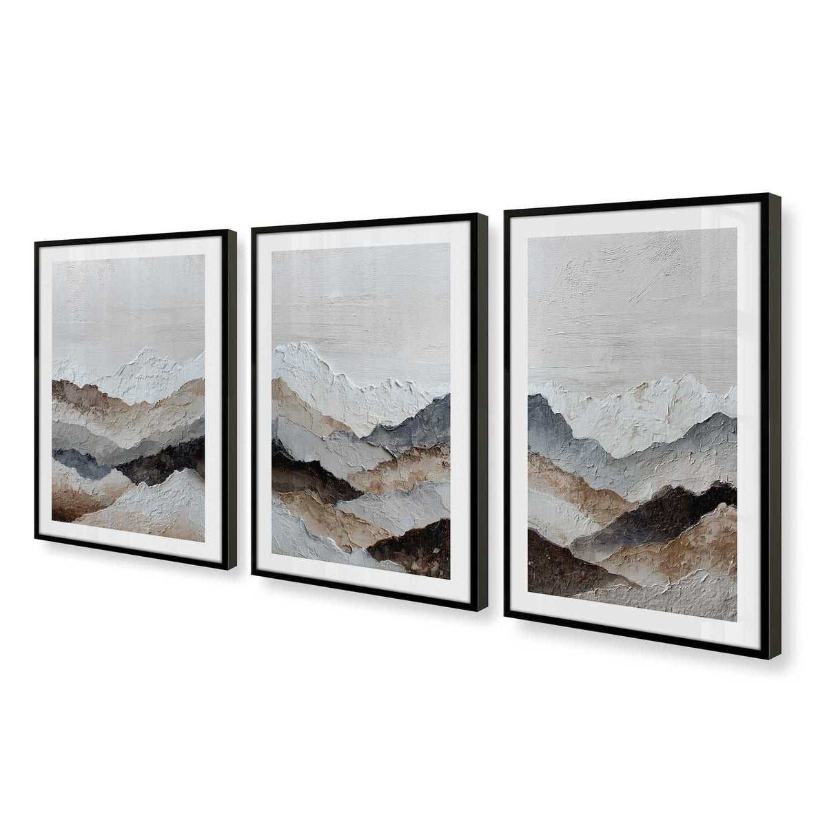 [Color:Satin Black], Picture of art in a Satin Black frame at an angle