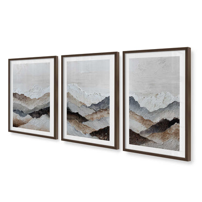 [Color:Belvinder Brown], Picture of art in a Belvinder Brown frame at an angle