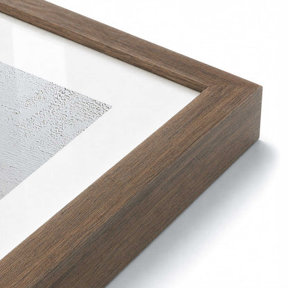 [Color:Walnut], Picture of art in a Walnut frame of the corner