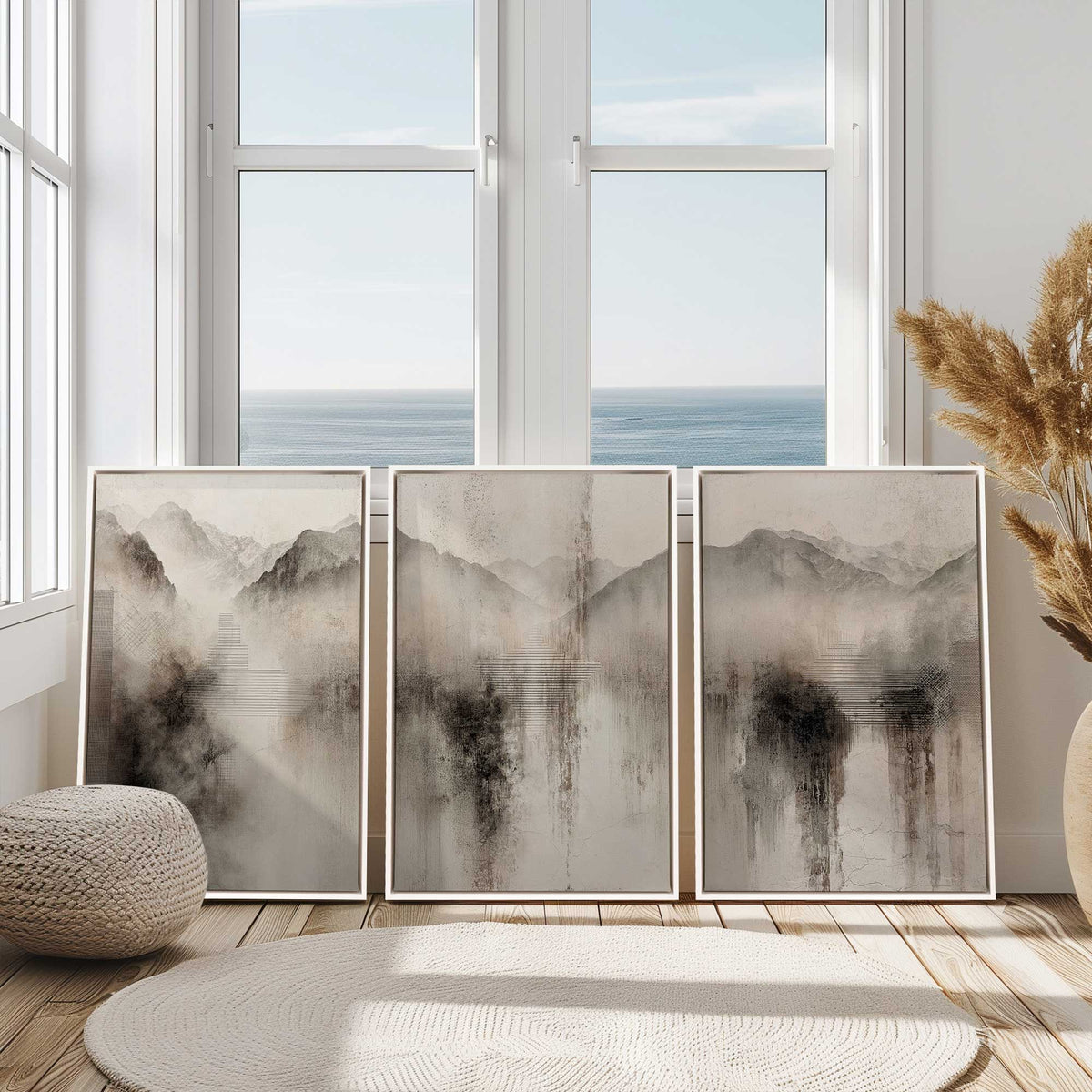 [Color:Walnut], Picture of art in a Walnut frame