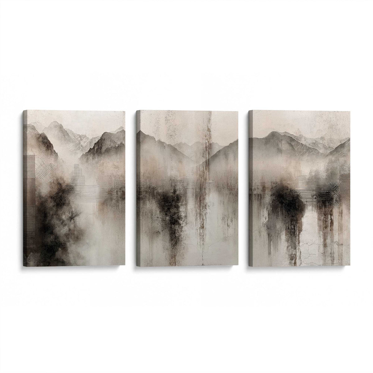 [Color:Stretched Canvas], Picture of art at an angle