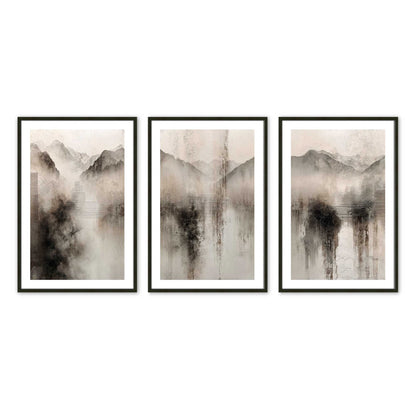 [Color:Satin Black], Picture of art in a Satin Black frame