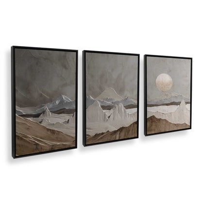 [Color:Satin Black], Picture of art in a Satin Black frame at an angle