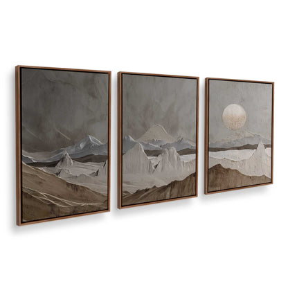 [Color:Walnut], Picture of art in a Walnut frame at an angle