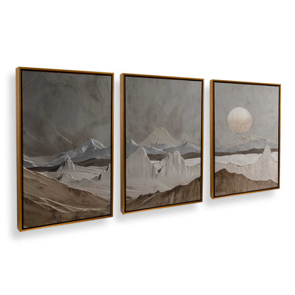 [Color:Polished Gold], Picture of art in a Polished Gold frame at an angle