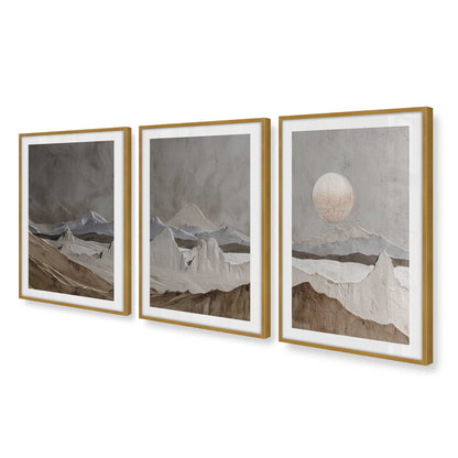 [Color:Polished Gold], Picture of art in a Polished Gold frame at an angle
