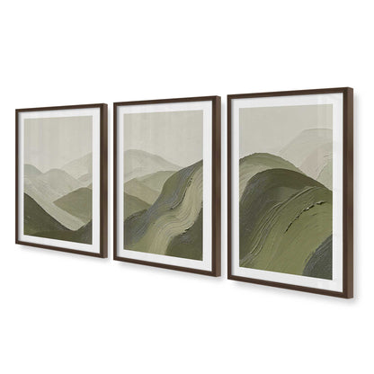 [Color:Belvinder Brown], Picture of art in a Belvinder Brown frame at an angle