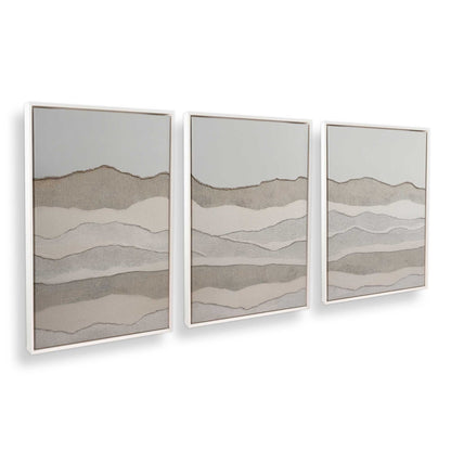 [Color:Opaque White], Picture of art in a White frame at an angle