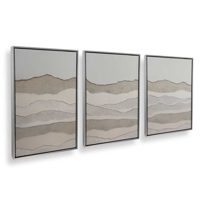 [Color:Polished Chrome], Picture of art in a Polished Chrome frame at an angle