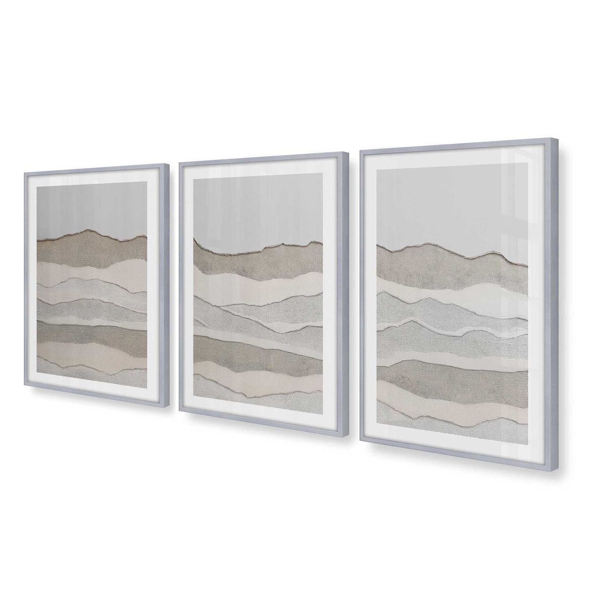 [Color:Polished Chrome], Picture of art in a Polished Chrome frame at an angle