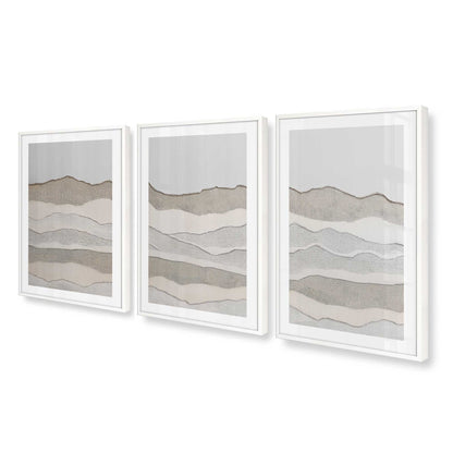 [Color:Opaque White], Picture of art in an Opaque White frame at an angle